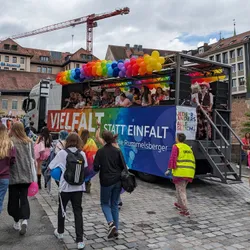 A float at the CSD Nuremberg