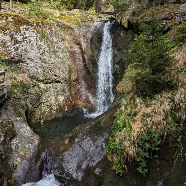 The waterfall Hochfall near Bodenmais